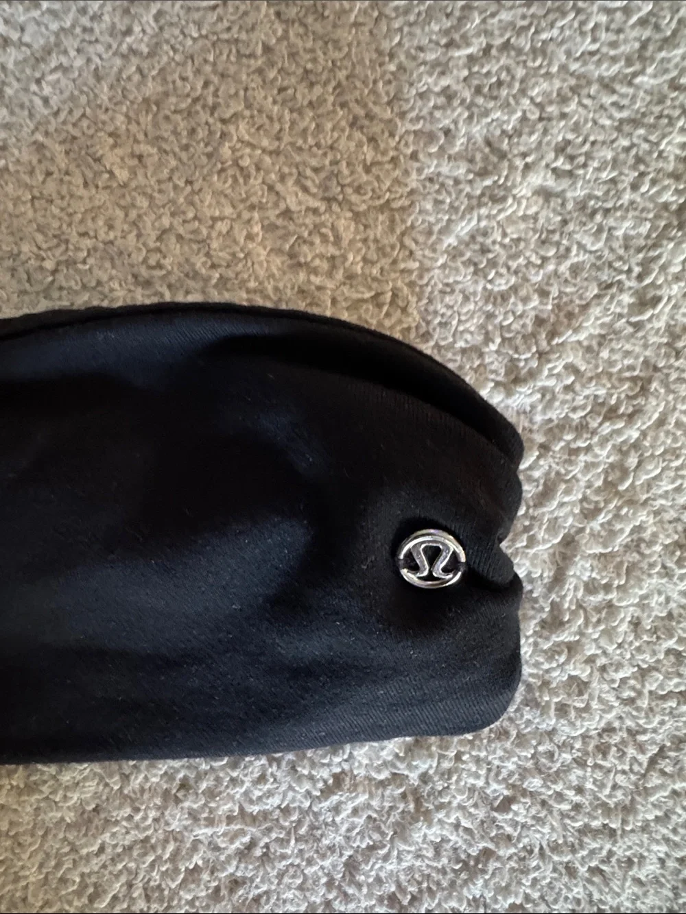 Lululemon Bang Buster Wide Black Headband. OS.